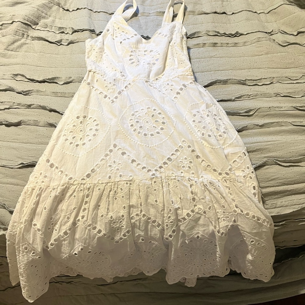 White sun dress